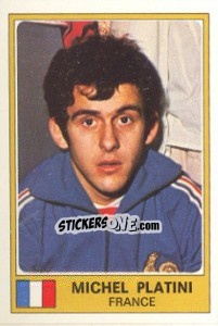 Sticker Michel Platini - Euro Football 77 n. 106 - Panini