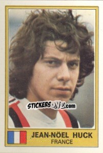 Figurina Jean-Noel Huck - Euro Football 77 n. 108 - Panini