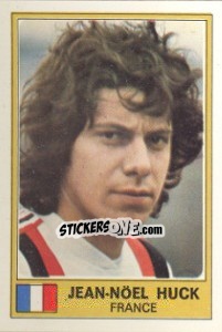 Cromo Jean-Noel Huck - Euro Football 77 - Panini