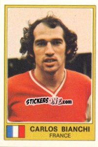Cromo Carlos Bianchi - Euro Football 77 n. 109 - Panini