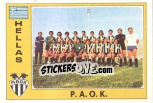 Sticker PAOK (Team) - Euro Football 77 n. 111 - Panini