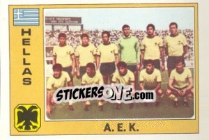 Figurina AEK (Team) - Euro Football 77 - Panini