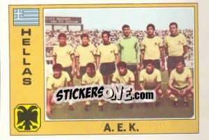 Sticker AEK (Team) - Euro Football 77 n. 112 - Panini