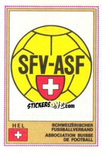 Cromo Football Federation - Euro Football 77 - Panini