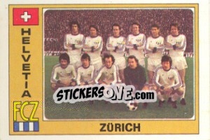 Sticker Zurich (Team) - Euro Football 77 n. 115 - Panini
