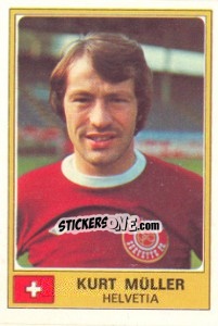 Sticker Kurt Muller - Euro Football 77 n. 120 - Panini