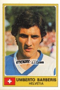 Cromo Umberto Barberis - Euro Football 77 n. 125 - Panini