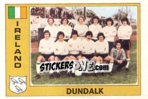 Sticker Dundalk (Team) - Euro Football 77 - Panini