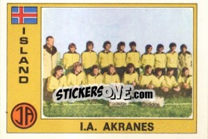Figurina I.A. Akranes (Team) - Euro Football 77 - Panini