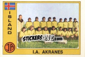 Sticker I.A. Akranes (Team) - Euro Football 77 n. 132 - Panini