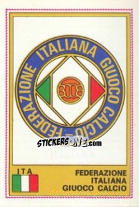 Sticker Football Federation - Euro Football 77 n. 133 - Panini