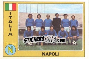 Sticker Napoli (Team) - Euro Football 77 n. 135 - Panini