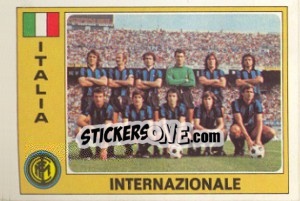 Figurina Internazionale (Team) - Euro Football 77 - Panini