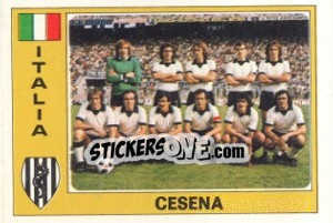 Figurina Cesena (Team) - Euro Football 77 - Panini