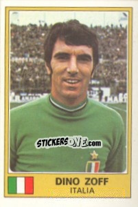 Sticker Dino Zoff - Euro Football 77 n. 140 - Panini