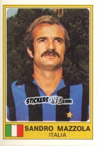 Sticker Sandro Mazzola - Euro Football 77 n. 146 - Panini