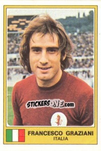 Sticker Francesco Graziani - Euro Football 77 n. 147 - Panini