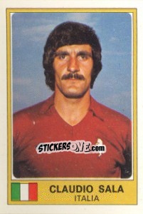 Cromo Claudio Sala - Euro Football 77 - Panini