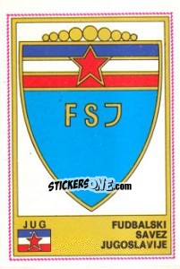 Figurina Football Federation - Euro Football 77 - Panini