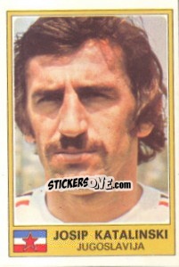 Sticker Josip Katalinski - Euro Football 77 n. 159 - Panini