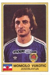 Sticker Momcilo Vukotic - Euro Football 77 - Panini