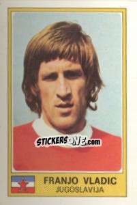 Sticker Franjo Vladic - Euro Football 77 n. 166 - Panini