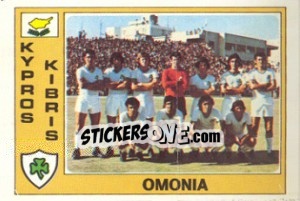 Figurina Omonia (Team) - Euro Football 77 - Panini