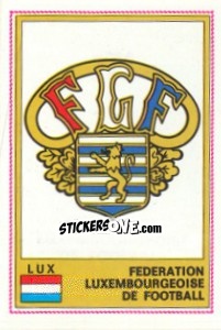 Figurina Football Federation - Euro Football 77 - Panini