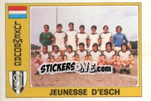 Sticker Jeunesse D'Esch (Team) - Euro Football 77 n. 172 - Panini