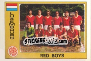 Cromo Red Boys (Team) - Euro Football 77 - Panini