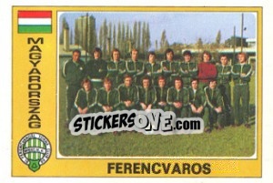 Figurina Ferencvaros (Team) - Euro Football 77 - Panini
