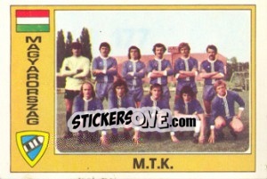 Cromo MTK (Team) - Euro Football 77 n. 177 - Panini