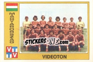 Figurina Videoton (Team) - Euro Football 77 - Panini