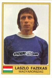 Sticker Laszlo Fazekas - Euro Football 77 n. 181 - Panini