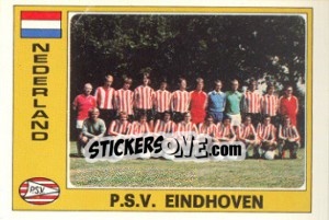 Sticker PSV Eindhoven (Team) - Euro Football 77 - Panini