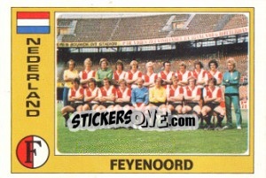 Sticker Feyenoord (Team) - Euro Football 77 - Panini