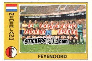 Sticker Feyenoord (Team) - Euro Football 77 n. 191 - Panini