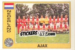 Cromo Ajax (Team) - Euro Football 77 - Panini