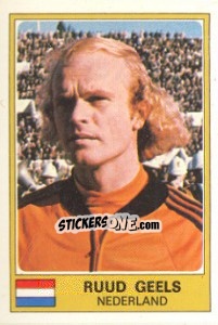 Cromo Ruud Geels - Euro Football 77 - Panini