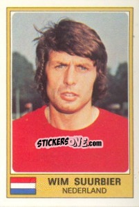 Figurina Wim Suurbier - Euro Football 77 - Panini