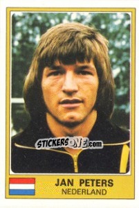 Figurina Jan Peters - Euro Football 77 - Panini