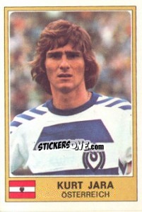 Sticker Kurt Jara - Euro Football 77 n. 213 - Panini