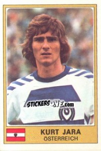 Sticker Kurt Jara - Euro Football 77 - Panini