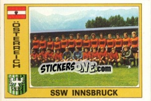 Figurina SSW Innsbruck (Team) - Euro Football 77 - Panini