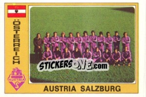 Sticker Austria Salzburg (Team) - Euro Football 77 n. 218 - Panini