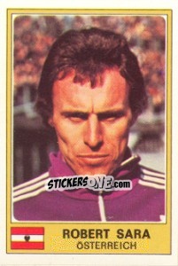 Sticker Robert Sara - Euro Football 77 n. 221 - Panini