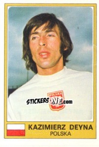 Sticker Kazimierz Deyna - Euro Football 77 n. 225 - Panini