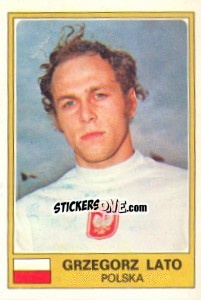 Sticker Grzegorz lato - Euro Football 77 n. 226 - Panini