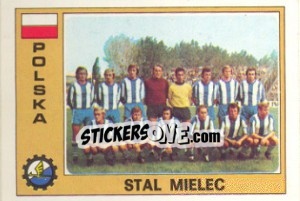 Figurina Stal Mielec (Team) - Euro Football 77 - Panini