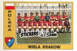 Figurina Wisla Krakow (Team) - Euro Football 77 - Panini